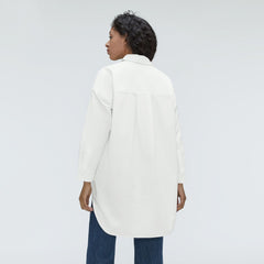 The Way Long Oxford Shirt | White