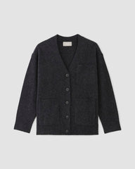 The Cozy-Stretch Relaxed Cardigan | Charcoal