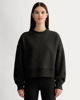 Luxe Fleece Sweatshirt | Black