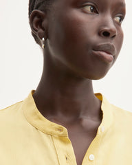 The Hammered Satin Popover Shirt | Raffia