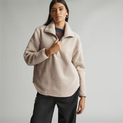 The ReNew Fleece Half-Zip | Oat