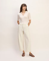 The Summer Barrel Jean | Ecru