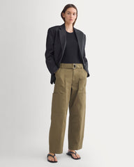 Utility Straight-Leg Cargo Pant | Olive