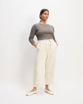 The ReTrack Barrel Sweatpant | Bone