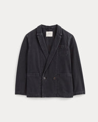 The Denim Chore Blazer | Black