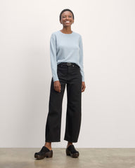The Classic Crew in Cashmere | Sky Blue