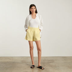 The Easy Short | Pastel Yellow