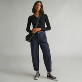 The Utility Barrel Pant | Navy | Regular