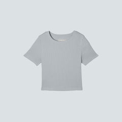 The '90s Rib Tee | Sky