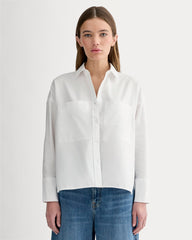 The Boxy Oxford | White