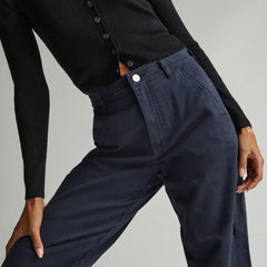 The Utility Barrel Pant | Navy | Regular
