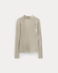 Tie-Neck Top in Butterluxe | Heather Wheat