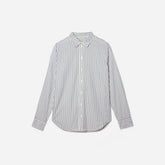 The Must-Have Shirt in Silky Cotton | Deep Blue / Canvas