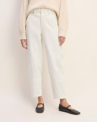 The Utility Barrel Pant | Bone | Regular