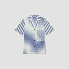 The Poplin Shirt | Mazarine Blue / Bone