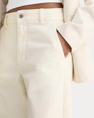 The Utility Wide-Leg Pant | Bone