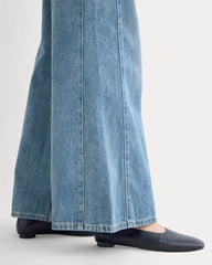 Paneled Ultra Wide-Leg Jean | Tungsten Scratch