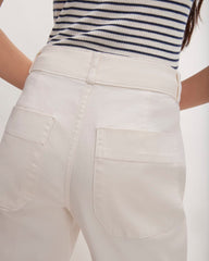 The Organic Kick Flare Pant | Bone