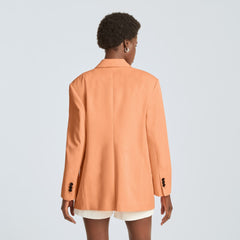 The '80s Blazer | Orange Chiffon