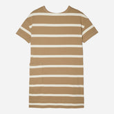 The Oversized Mariner Dress | Iced Coffee / Tan