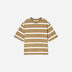 The Premium Weight Relaxed Tee | Iced Coffee / Tan