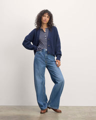 The Boxy Cardigan in Everyday Cotton | Navy