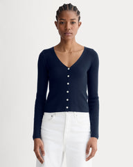 The Cardigan in Ultrasoft Merino | Navy