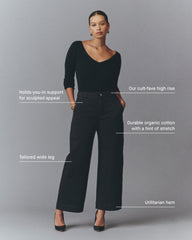 The Utility Wide-Leg Pant | Navy