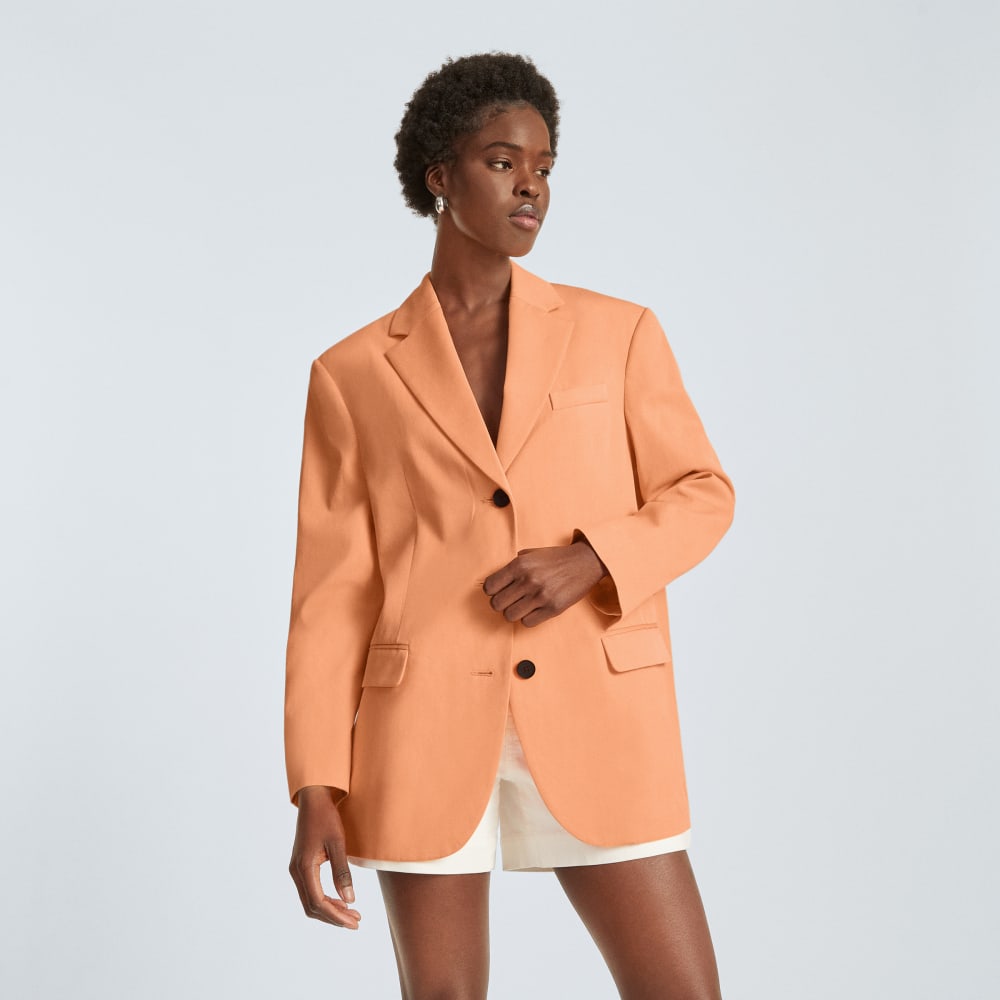 The '80s Blazer | Orange Chiffon