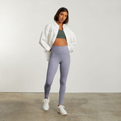 The Perform 24/7 Legging | Lilac Grey | 28" Inseam