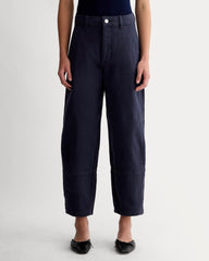 The Utility Barrel Pant | Navy | Tall