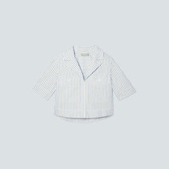 The Oxford Popover | Deep Blue / Canvas