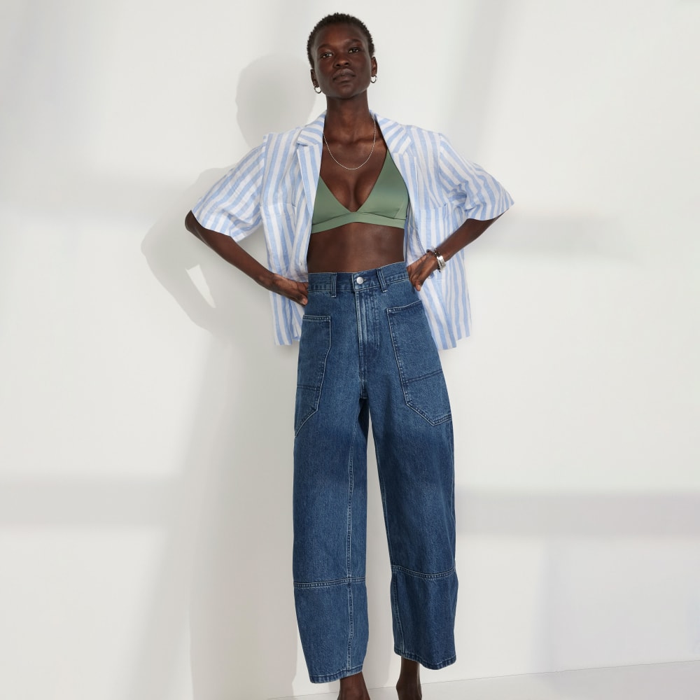 The ReNew Plunge Triangle Top | Herb