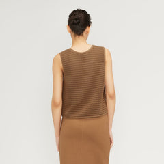 The Crochet Knit Cami | Toasted Coconut