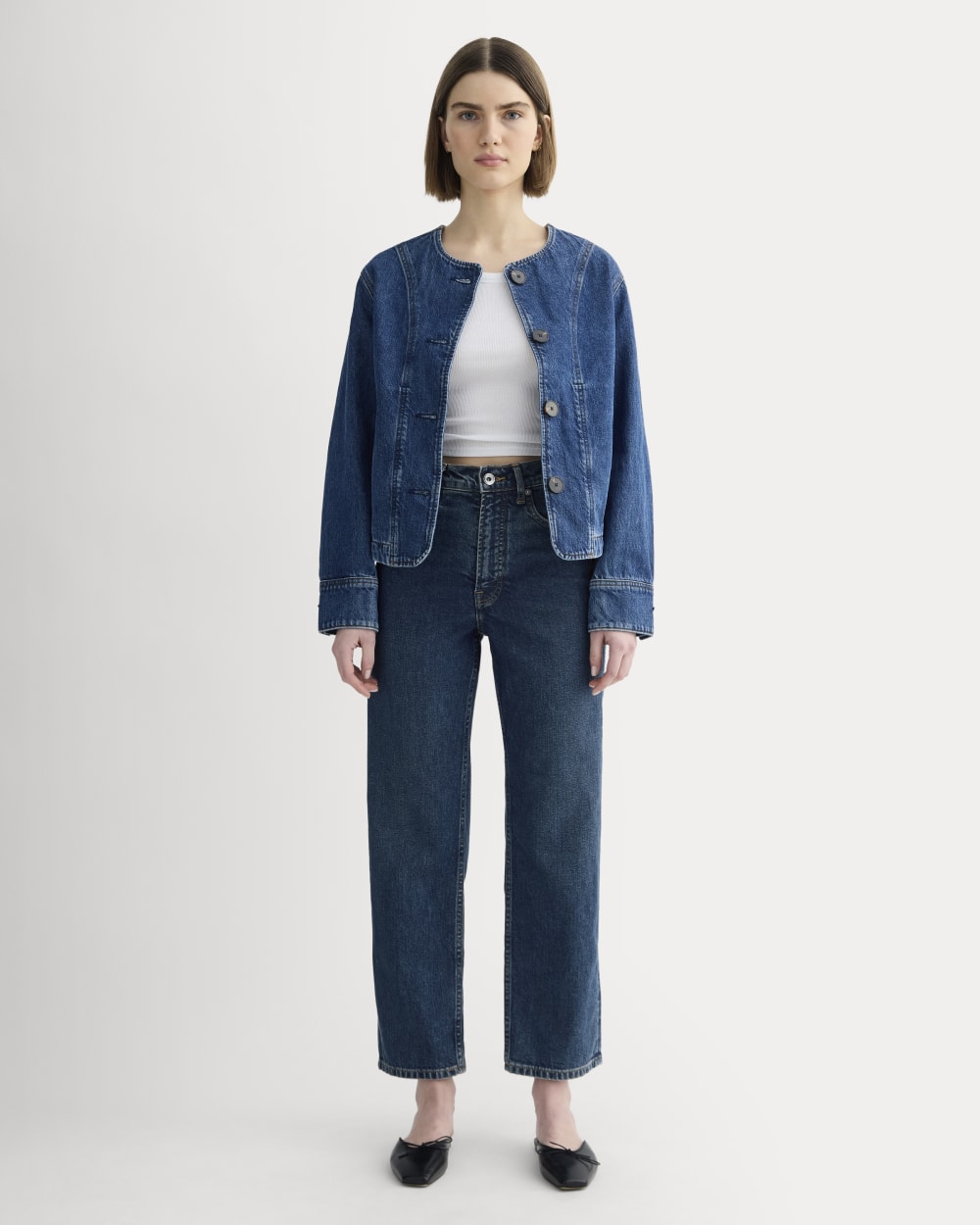 The Way-High® Jean 2.0 | Dark Indigo | 27.5” Inseam