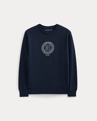 Badge Logo Crewneck Sweatshirt | Navy