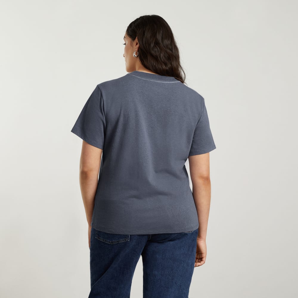 The Vintage V-Neck Hemp Tee | Atlantic