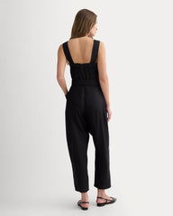 The Utility Coverall in Linen | Black