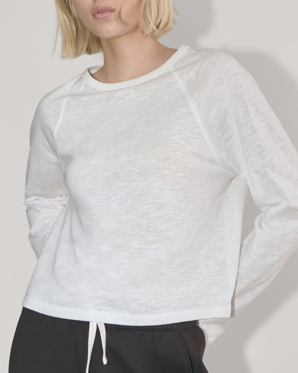 The Perform Crew Tee | White