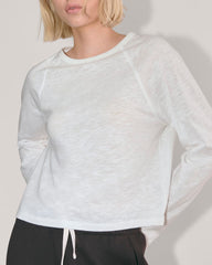 The Perform Crew Tee | White