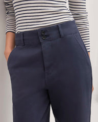 The Organic Wide-Leg Pant | Navy