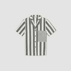 The Poplin Shirt | Bone / Black
