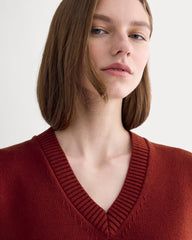 The Boxy Vest in Everyday Cotton | Merlot
