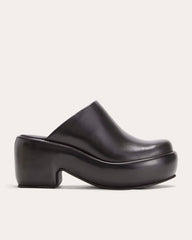 The Puffa Clog | Black