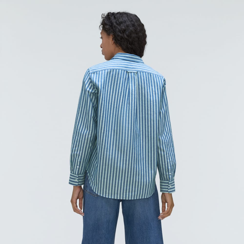 The Must-Have Oxford Shirt | Lapis Blue / Bright Jade / Optic White