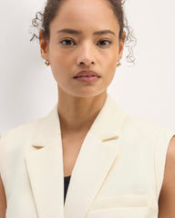 The Sleeveless Blazer in Buttersmooth | Canvas
