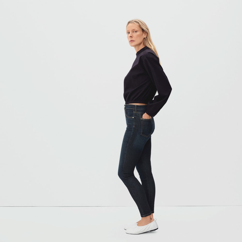 The Authentic Stretch High-Rise Skinny | Deep Indigo | 30.5" Inseam
