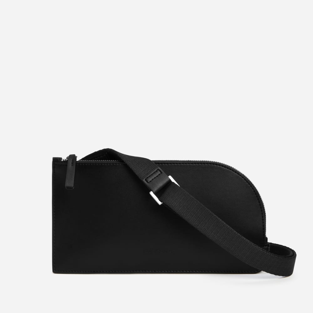 The Cactus Leather Sling Bag | Black
