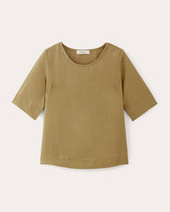 The Relaxed Tee in Buttersoft | Fennel Seed