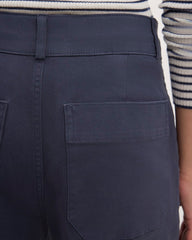 The Organic Wide-Leg Pant | Navy